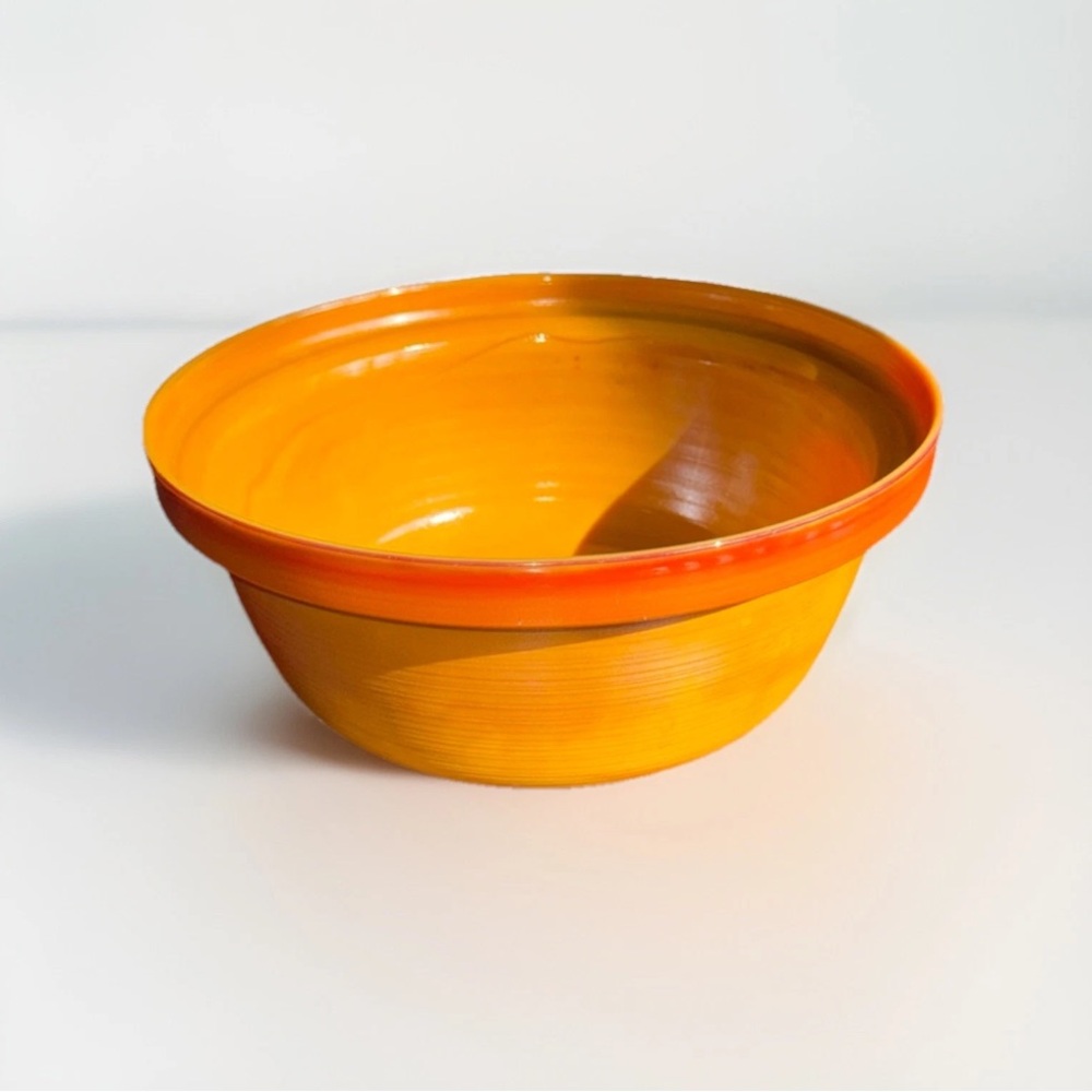 Beautiful Vintage Arcopal French Caramel and Amber Opal Bowl Baking Dish
